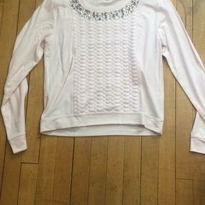 Long sleeved salmon sweater